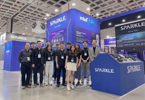 sparkle撼与科技携锐炫背插显卡亮相computex 2024